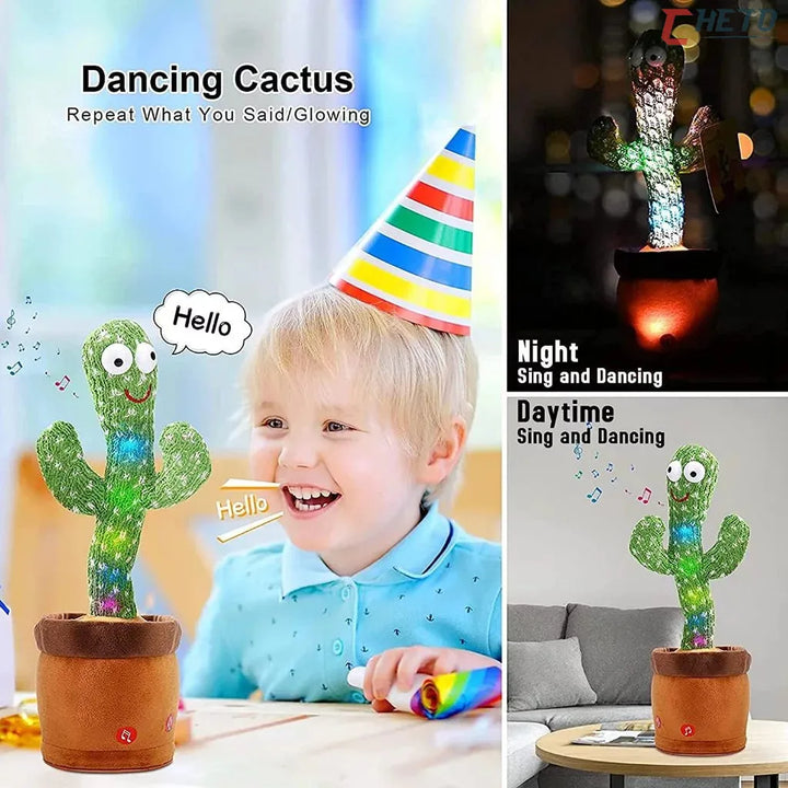 Cactus toy can dance